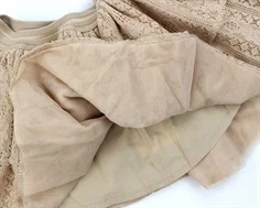 Lil Atelier nougat blonde nederdel